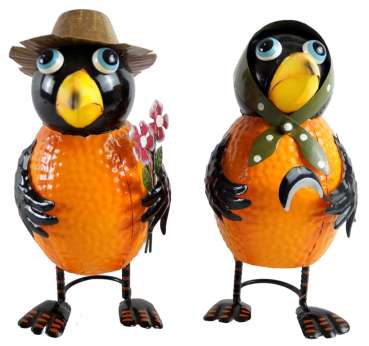 Preview: Entzückende Rabenfrau Florine ca. 32 cm - Dekofigur